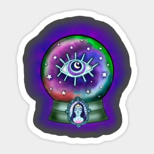 Mystical Crystal Ball Sticker